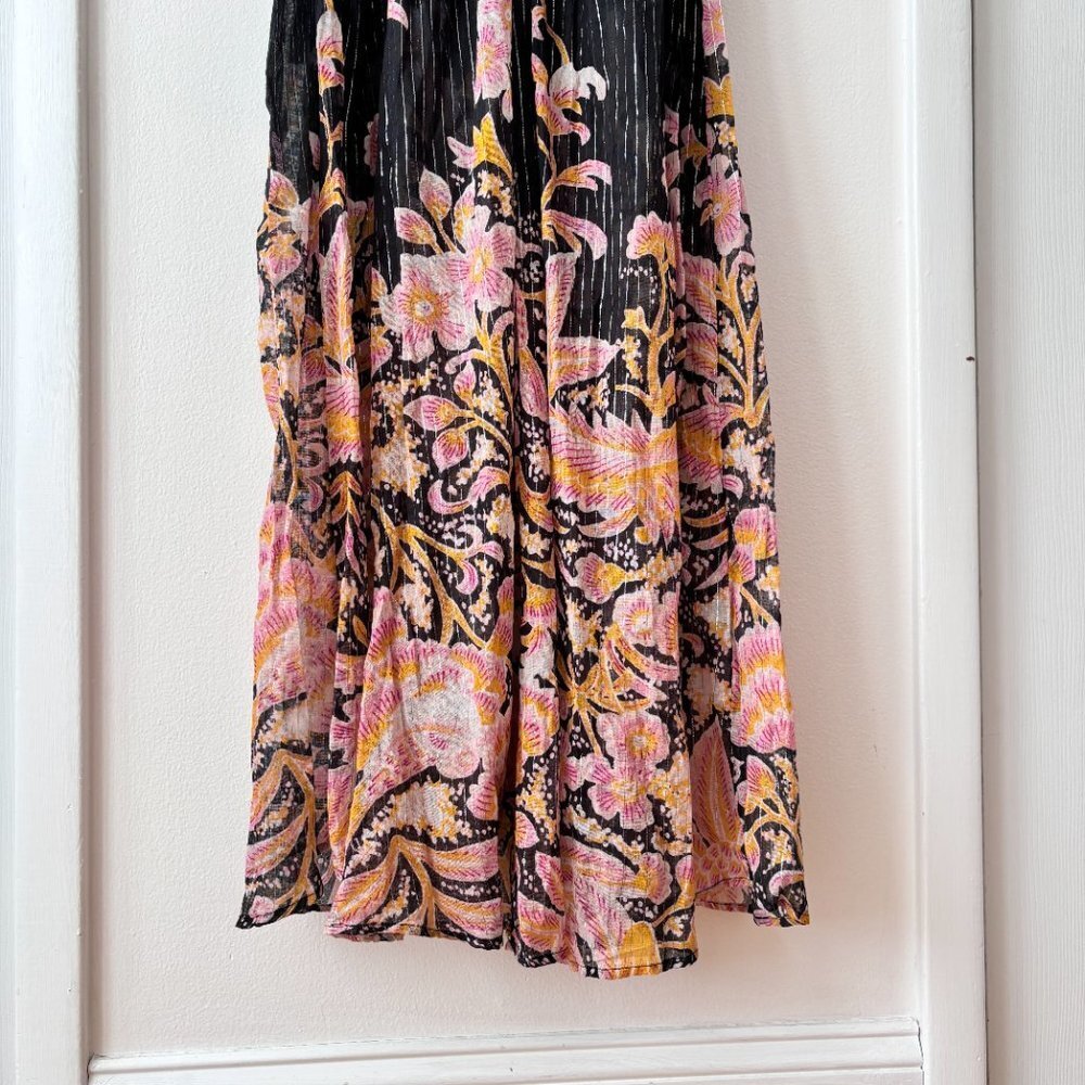 Anthropologie Black Motif Cutout Maxi Dress - Picture 8 of 11